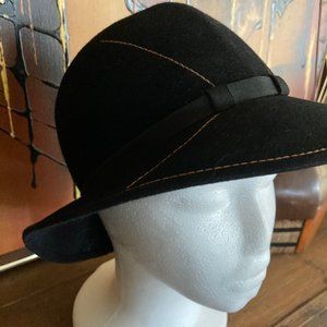 Vintage Georgette fur felt hat